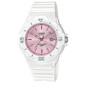 Casio Women's Water-Resistant Analog Watch with Rose Gold Accents - LRW-200H-4E3VCF - 1 of 2