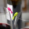 True Chickadee Glass Markers, Silicone Wine Charms, Bird Drink Markers, Wine Charm Gifts, Silicone, Multicolor, Set of 6 - 2 of 4