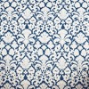 55 Downing Street Nottingham Blue and White Fabric Arm Chair - 3 of 4