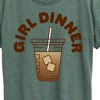 Women's - Instant Message - Iced Coffee Girl Dinner Short Sleeve Graphic T-Shirt - 2 of 4