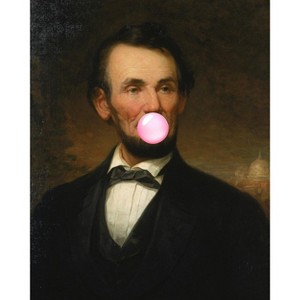 Poster Master  Abraham Lincoln Pink Bubble Gum - 1 of 2