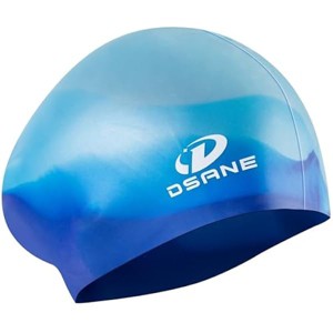 DSANE Womens Silicone Swim Cap for Long Hair,3D Ergonomic Design Silicone Swimming Caps for Women Men Adults Boys Girls with Ear Plug and Nose Clip - 1 of 1