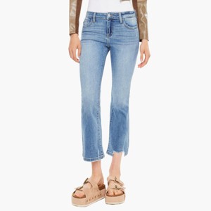 KanCan Essentials Savanna Mid Rise Cropped Flare Jean - 1 of 4