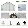 Metal Chicken Coop, Large Metal Chicken Coop, Walk-in Poultry Cage, Waterproof and UV-Proof - 4 of 4