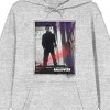John Carpenter's Halloween Splatter Graphic Men's Athletic Heather Gray Hoodie - 2 of 2