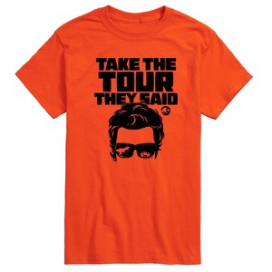 Men's - Jurassic Park - Take The Tour They Said- Men's Short Sleeve Graphic T-Shirt Short Sleeve Graphic T-Shirt - 1 of 4