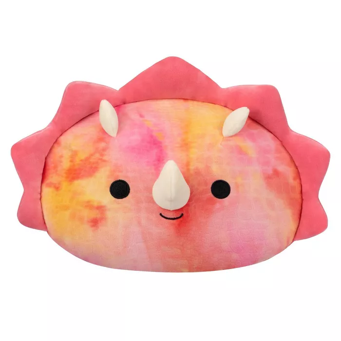 Squishmallows Stackable 12" Trinity The Tie-dye Triceratops Plush Toy : Target