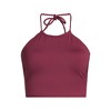 Lands' End Women's High Neck Halter Bikini Top - 3 of 3