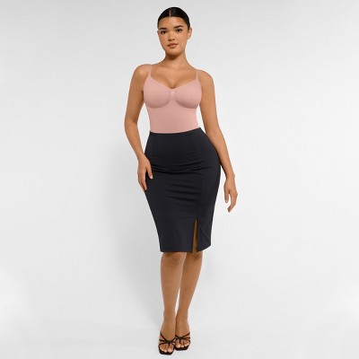 Feelingirl Women's Seamless Tummy Control Brief Shapewear Bodysuit Skin 5XL