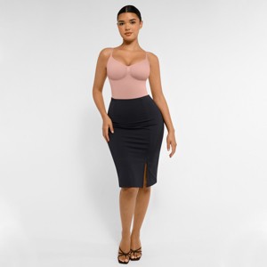 Feelingirl Women's Seamless Tummy Control Brief Shapewear Bodysuit - 1 of 1