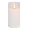 Dicksons DPGC-06-100WH Woman of God I Know That I Can Do All Things White 6 x 3 Glass Encouraging Flameless LED Candle - image 2 of 2