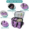 PetAmi Dog Travel Bag, Pet Supplies Organizer with Pockets, Food Container Collapsible Bowls, Gift Accessories Weekend Camping - 4 of 4