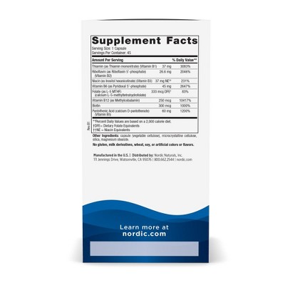 Vegan B Complex Capsules with B12 and Biotin
