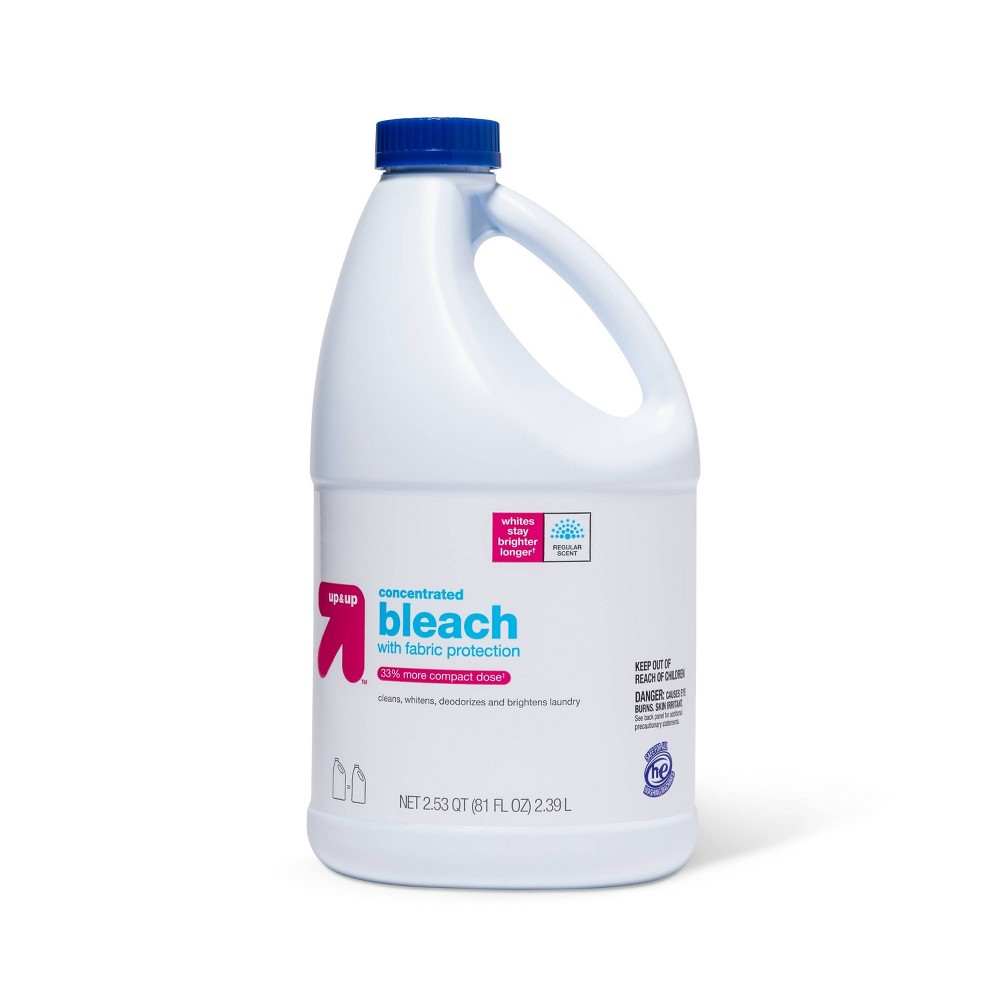 EPA Regular Bleach with Fabric Protection - 81 fl oz - up & up