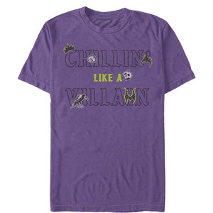 Men's Disney Princesses Chillin' Like a Villain Icons T-Shirt - 1 of 3