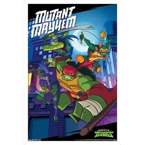 Trends International Nickelodeon Rise of The Teenage Mutant Ninja Turtles - Mayhem Framed Wall Poster Prints - 1 of 4