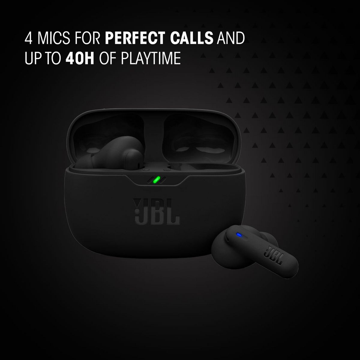 JBL Vibe Beam 2 True Wireless Noise Cancelling Earbuds - Black - thumbnail 5