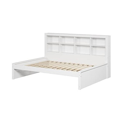 Donco Kids FULL BOOKCASE DAYBED WHITE