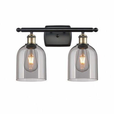 Bella - 2 Light Bath Vanity In Industrial Style-10.5 Inches Tall and 15.5 Inches Wide