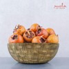Mela Artisans 12'' Wooden Fruit Bowl, Large Serving Bowl for Salads, Cereals, Snacks & Mixing | Decorative Bowls for Kitchen | Zoji Valley Collection - 4 of 4
