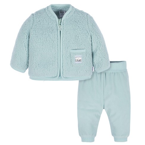 Gerber Baby And Toddler Boys' 2-piece Knit hooded Sweater & Pant Set :  Target