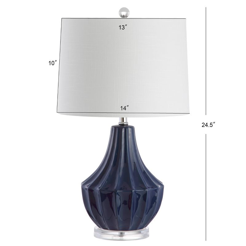 24.5" Ceramic Dallas Table Lamp (Includes Energy Efficient Light Bulb) - JONATHAN Y, 5 of 6