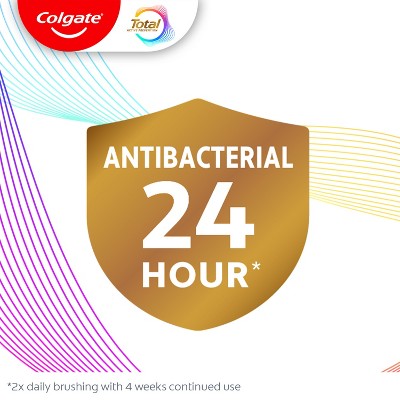 Colgate Total Whitening Fluoride Toothpaste - 5.1oz/3pk: Sugar-Free, Gluten-Free, Vegan, Mint Flavor