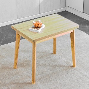 NicBex Dining Table 35.4" Modern Foldable Dining Table with Rubber Wooden Legs for Kitchen, Dining Room - 1 of 4
