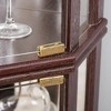 Lyngins American Design Glass Display Cabinet with 2 Side-Hung Doors, Lighted Corner Curio Cabinet with Adjustable Shelves, Accent Storage Cabinet - 3 of 4