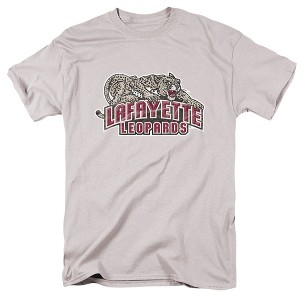 Lafayette College Official Distressed Primary Adult T Shirt, Gray - 1 of 4