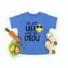 The Juniper Shop I'm Just Here For The Chicks Toddler Short Sleeve Tee - 2 of 2