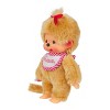 Sekiguchi Monchhichi Beige Girl With Bib - Red/White - 2 of 4