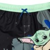 Star Wars The Mandalorian Star Wars The Child Millennium Falcon X-Wing Swim Trunks Bathing Suit Little Kid to Big Kid - 4 of 4