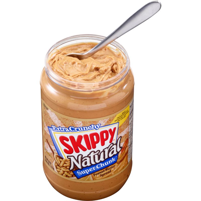 Skippy Natural Chunky Peanut Butter - 40oz, 5 of 18