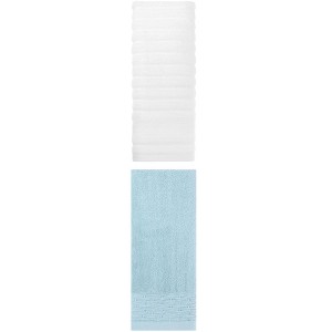 REGALWOVEN Solid Soft Absorbent Cotton Bathroom Hand Towels 14" x 30" 2 Pcs - 1 of 4