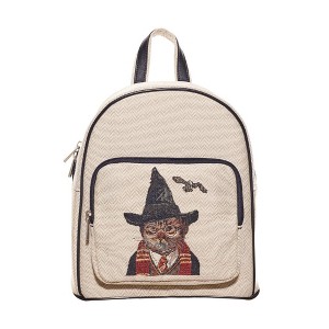 Signare USA Magical Cat with Glasses Beige Daypack - 1 of 4