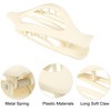 Unique Bargains Women's Plastic Hair Claws 4.69"x1.89"x1.02" 3Pcs - 3 of 4