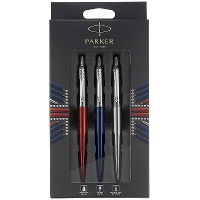 Parker Jotter Assorted Pens Medium Point Assorted Ink 3/Set  (2032740)