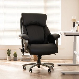 COLAMY Executive Big and Tall 500lbs PU Leather Office Chair - 1 of 4
