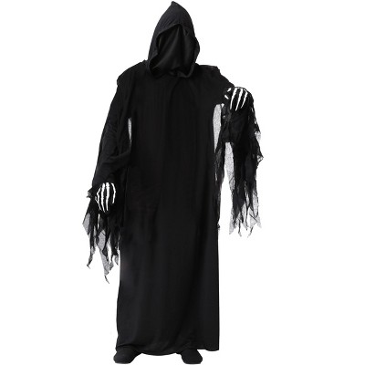 Halloweencostumes.com 4x Men Men's Dark Reaper Plus Size Costume, Black ...