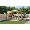 ORRD 10x10 Double Roof Gazebo Tent with Netting | UV Protection & Weather-Resistant Outdoor Canopy for Patio & Deck,Beige - 3 of 4