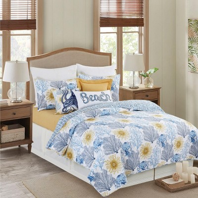 Monterey Mist Blue and Yellow Cotton Standard Sham