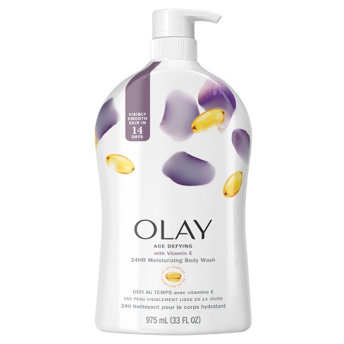 Olay Age Defying Body Wash With Vitamin E - 33 Fl Oz : Target