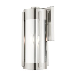 Livex Lighting Sheridan 3 - Light Wall Light in  Brushed Nickel - 1 of 2
