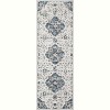 Washable Runner Rug, Ultra-Thin Vintage Oriental Carpet, Non-Slip Non-Shedding Hallway Rug, Distressed Accent Rug for Kitchen or Bedroom - 2 of 4