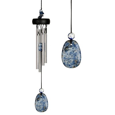 Woodstock Windchimes Precious Stones Chimes Amethyst  Wind Chimes For Outside  Wind Chimes For Garden  Patio  and Outdoor DÃƒÂ©cor  12"L
