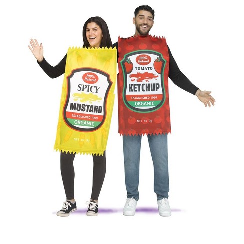 Fun World Mustard & Ketchup Couple Adult Costume : Target