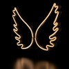 Northlight 17.5" LED Lighted Neon Angel Wings Wall Sign - 4 of 4