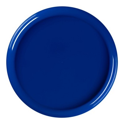 Smarty Had A Party 10" Light Blue Flat Round Plastic Dinner Plates - 120 pcs