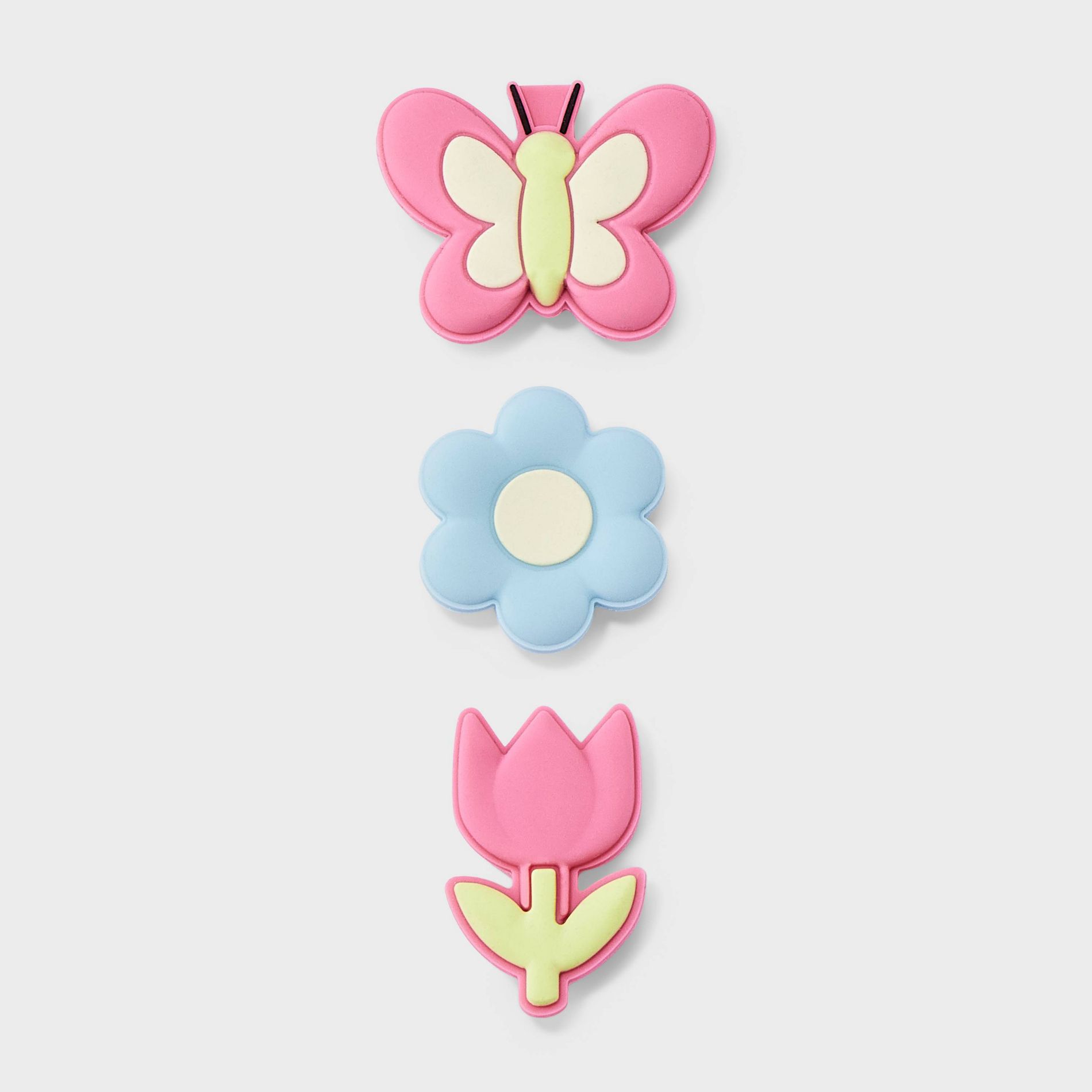 Butterfly Charms Dog Collar Slide Accessories - Boots & Barkley™ One Size Fits Most 3pcs